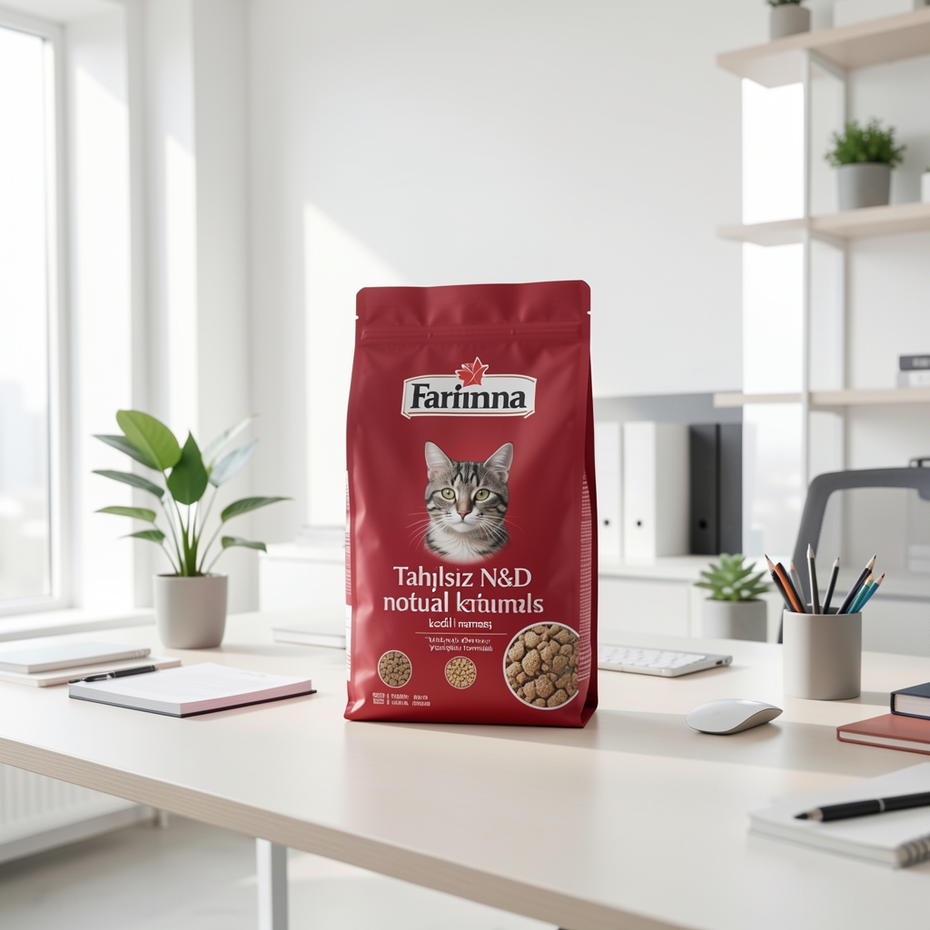 Farmina N&D tahılsız doğal kedi maması yetişkin formül kırmızı ambalaj